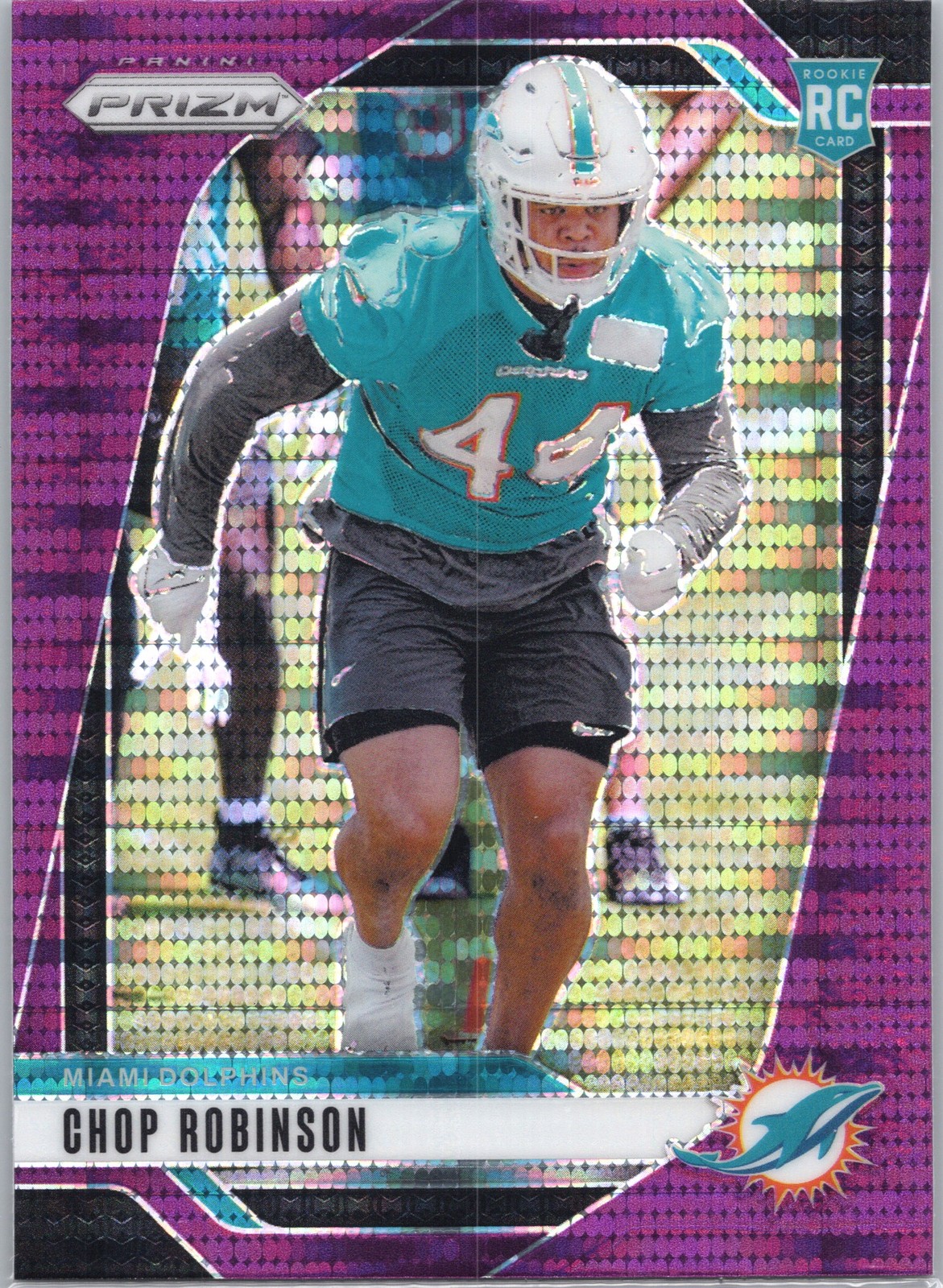 2024 Panini Prizm #319 Chop Robinson Purple Pulsar