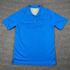 VTG Scandia Woods Mens Blue Short Sleeve Collared Polo Shirt with Pocket Size S