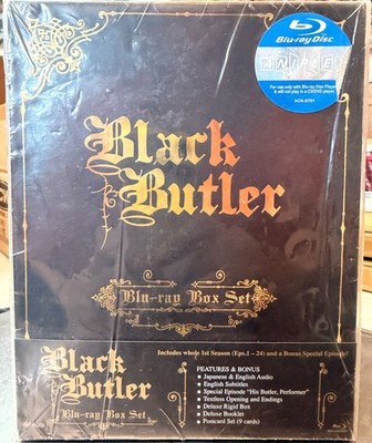Black Butler Season 1 BluRay Box Set English Aniplex New