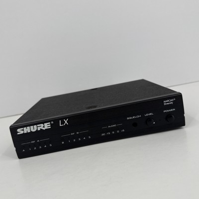 SHURE  Marcad Diversity Wireless Microphone Receiver- LX UNTESTED FOR PARTS