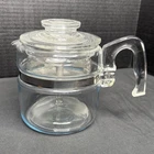 VTG PYREX Flameware 7754-B Glass Percolator Coffee Pot 2-4 Cup COMPLETE
