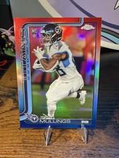 2025-26 Topps Chrome Kalel Mullings Red White Blue Refractor Rookie RC #309