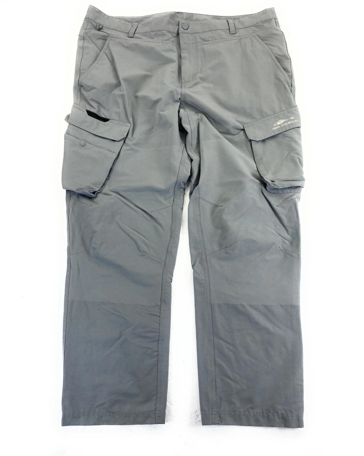 Grundens Men's Breakwater Cargo TidalWeave Fabric Gray Sport Fishing Pants 42R