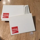 Vintage Coca-Cola Blank Memo Cards – Lot of 59 – Unused Promotional Paper