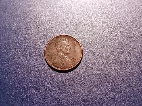 VF details 1911-S Lincoln Cent