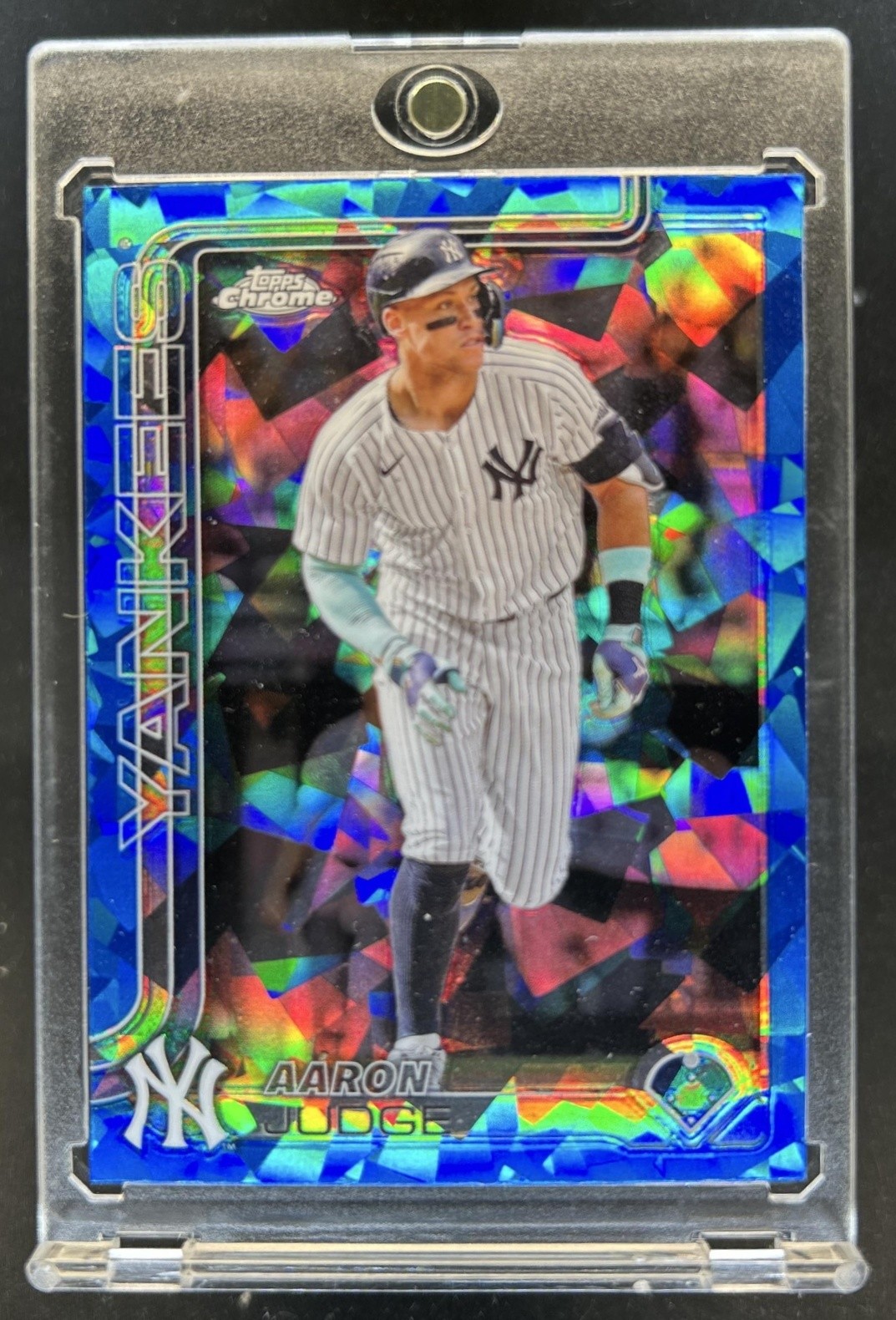 2025 Topps Chrome Sapphire Aaron Judge #99 Yankees