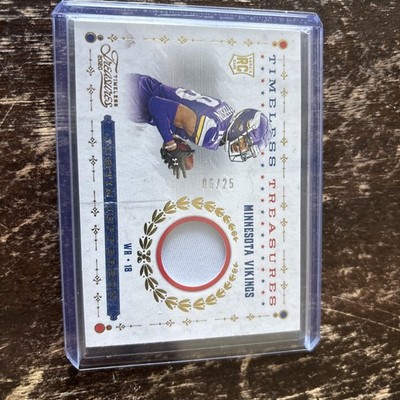 2020 Panini Chronicles Timeless Treasures Jersey Justin Jefferson #TK-JUJ 6/25