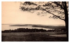Lake Winnipesaukee From The Winnecoette The Weirs NH C1940s Postcard AG14
