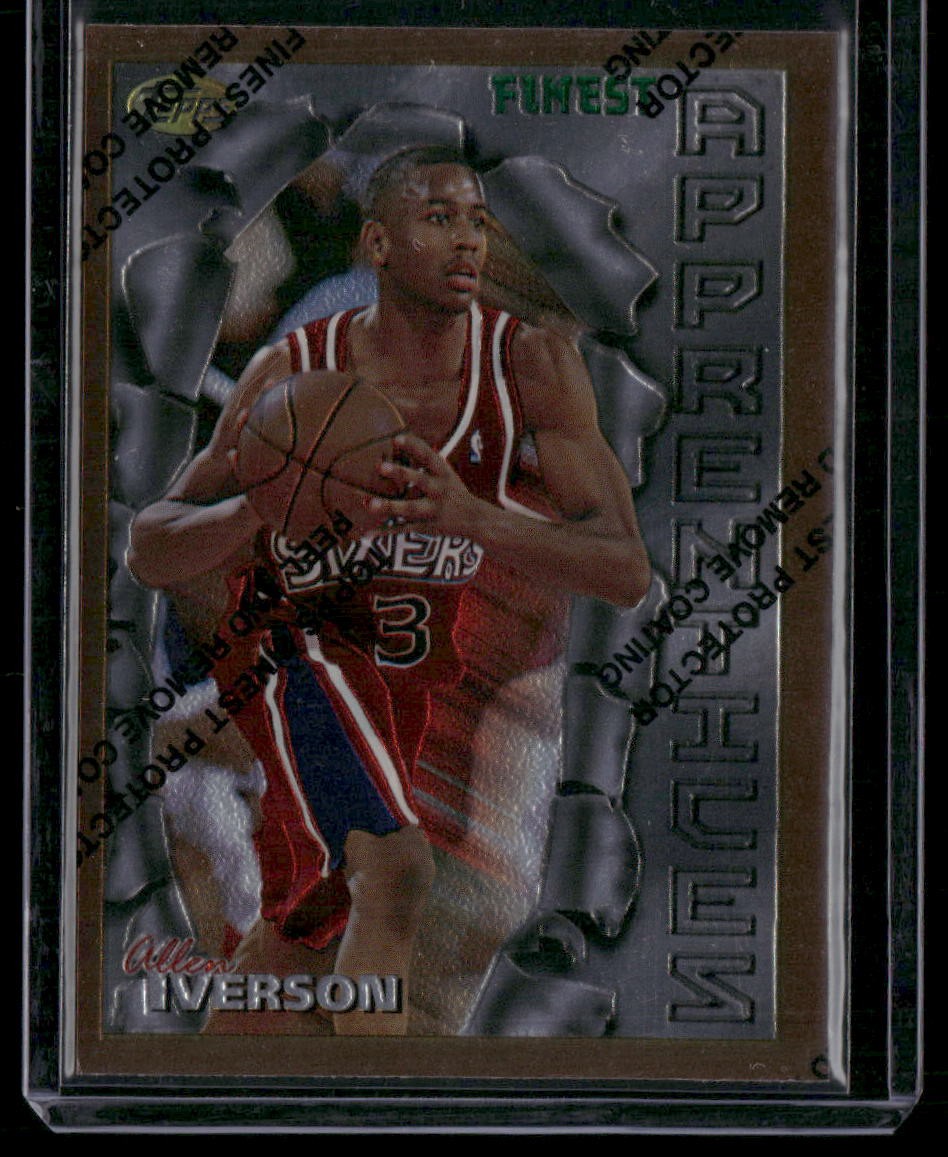 Allen Iverson 1996 Topps Finest #69 Bronze - Base (No Coating