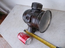 Vintage Rare Carello Lamp Car Side Light With Kerosene Brass Porcelain Burner