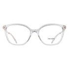 Prada Glasses Frames PR02ZV 2AZ1O1 Crystal Women