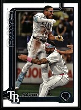 Richie Palacios 2025 Topps #124 Golden Mirror Image Variation SSP Tampa Bay Rays