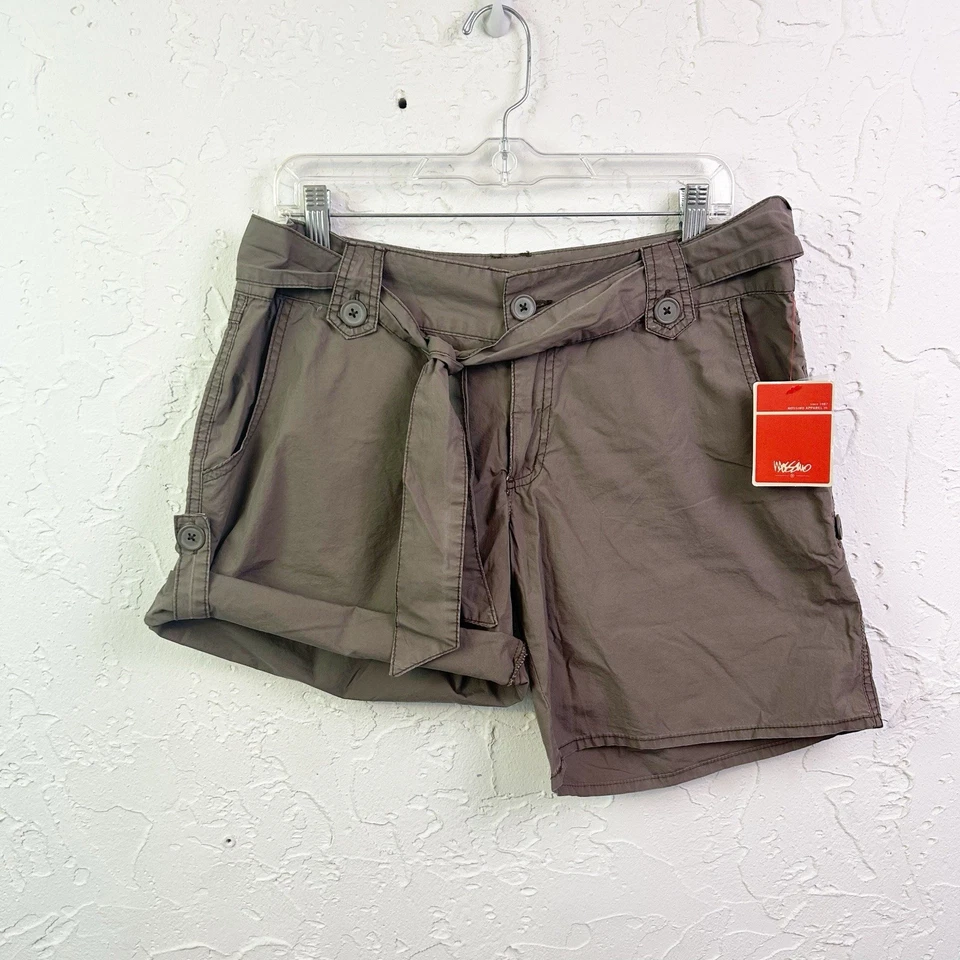 Pantalones cortos cargo enrollables vintage y2k marrón talla 13 nuevos con etiquetas Foto 4 de 4