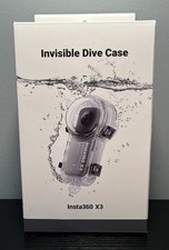 Insta360 X3 Invisible Dive Case Waterproof 360 Camera Enclosure 164Ft Depth