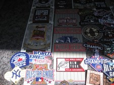 World Series and All Star patches (45) Varied Years, Nice Display