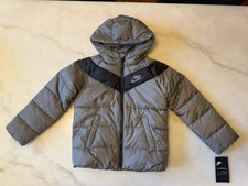 NWT Kids Nike Sportswear Polyfill Puffer Jacket Gunsmoke Size 6 86G457-G4T  85