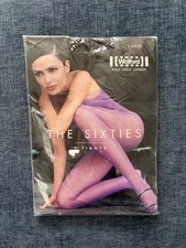 NWT Wolford Black The Sixties Fishnet Tights Size L