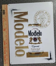 16x12 Modelo Especial Mexican Metal Bar Sign Beer Reproduction Grafitti Art Can