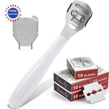 Callus Shaver Set 52 Pieces Replacement Blades Stainless Steel Foot File Slices