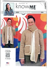 McCall's know ME Sewing Pattern ME2097 Men's Jacket w/Scarf by: Mimi G. 34-42