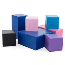 7 PCS Foam Building Blocks Colorful Climbing Foam Soft Cubes for Kids