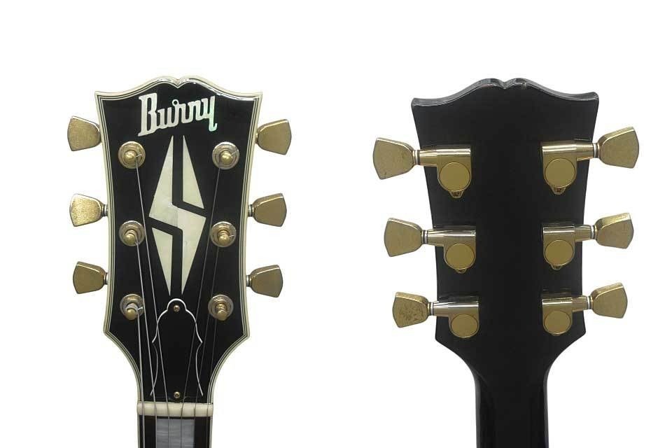 Burny RLC-70 BLK '60 Model Black Made in Japan 1990-1992 LP Custom