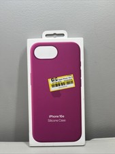Genuine Apple  Silicone Case For iPhone 16e - Fuchsia New