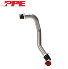 Ppe Brushed 3 Hot Side Intercooler Charge Pipe For 04-10 Gmc Chevy 6.6l Duramax