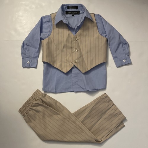 Andrew Fezza 3-Pc Formal Outfit - Boys 18 Months - Shirt, Vest, Pants