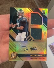 2020 Panini Gold Standard - Rookie Jersey Autographs Double Jalen Hurts #249 /99