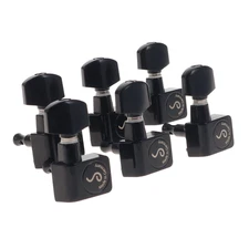 Schaller M6 Fender-Style 6-In-Line Tuners Pin Mount Missing Bushings/Washers