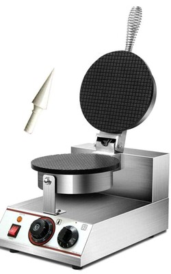 YUEWO Elektrisches Eistüten Waffeleisen Maschine Eierrolle Schüssel Maschine Waffel 
