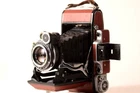 MOSKVA 2 Red, Serviced USSR Medium Format Folding Camera 6x9 Super Ikonta copy