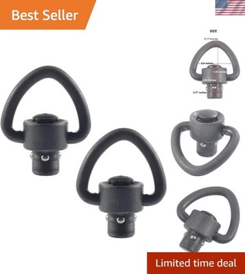 Versatile QD Quick Detach Swivel Mount - 1'' Loop - 2 Pack for Indoor/Outdoor