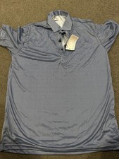 Collars And Co Men's Polo Short Sleeve Blue Dark Blue White Men's Size XL NWT