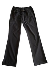 Cherokee Scrub Pants Petite XS Gray Drawstring Cargo Medical Nurse Workwear