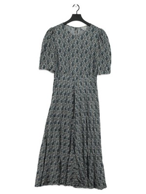 Ghost A-Linien Midikleid L in Blau