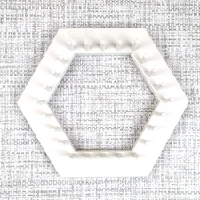 Love & Money 5 1/2" Hexagon Lap Weaving Loom John Alan