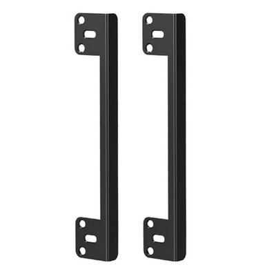 Door Frame Cover Plate Set with Screws Stainless Steel for Lock Area Repair Work