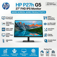 Image of HP P27h G5 27" Monitor • Brand New & Sealed • 1080p IPS • HDMI DP • Warranty