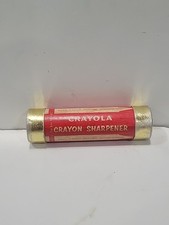 Crayola Paper Crayon Sharpener Vintage Red Bold Graphics