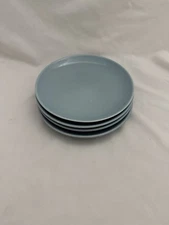 Set of 4 Russel Wright Iroquois Casual China Blue Bread Plates -6 ½”