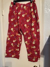 Looney Tunes Tweety Red 100 Cotton Sleep Pants XL