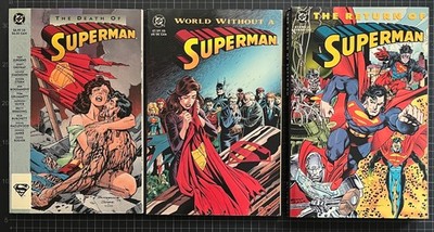 Death of Superman - Trilogie, (World Without, Return of ... ), DC, 1993, TPB