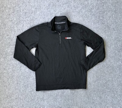 NIKE Herren Trainingsjacke Sportjacke Gr M Classic Sport Pullover 7214 Schwarz