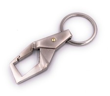 Silver Metal Carabiner Keychain Metal Pendant