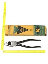 Kraeuter Linemens' Pliers Side Cutting NOS VTG No.1380-7 Electricians Tool USA