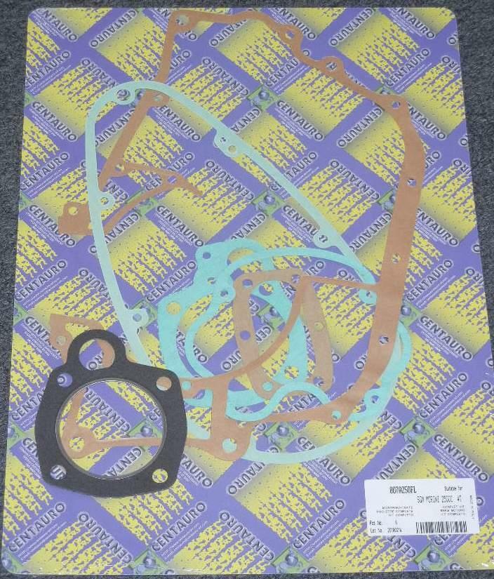 1950's Moto Morini 250cc single 4-stroke complete engine gasket