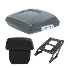 Razor Trunk Pad Mount Rack Fit For Harley Electra Glide 2014-2025 Gunship Gray