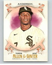 2021 Allen and Ginter #184 Tim Anderson  Chicago White Sox V66933